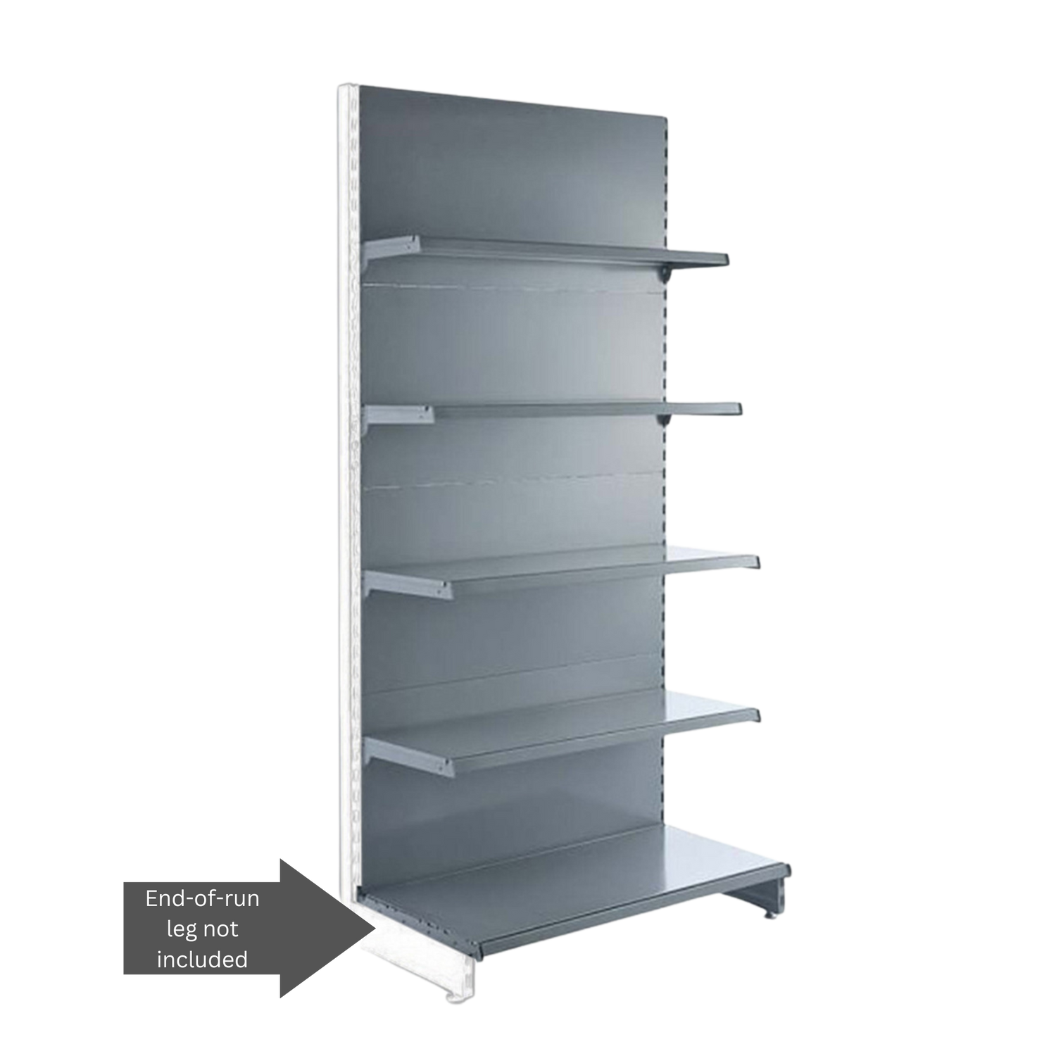 gondoola, retail shelving, commercial shelving, gondola shelving, grey shelving, cheap retail shelving, shelving solutions, shop shelving, wall shelving, wall shelving solutuons, chea wall shelving, adjustable shelving 